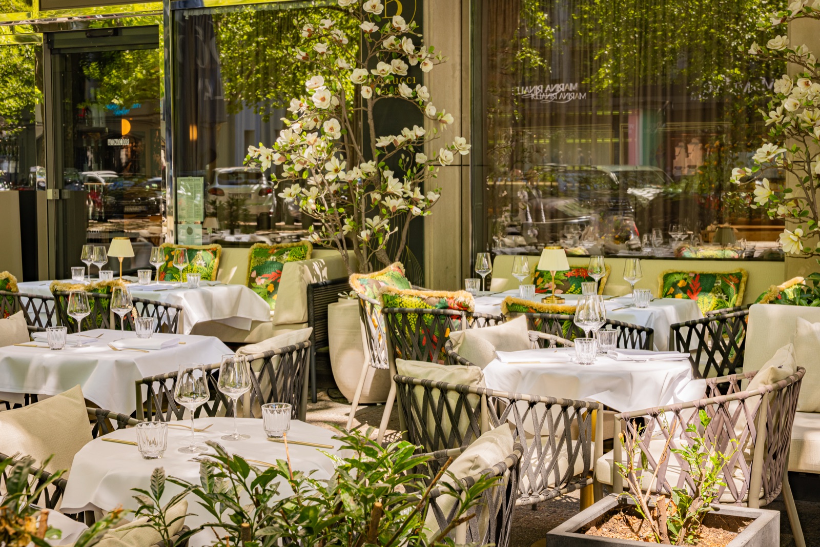 Italienische Terrassenatmosphäre bei Casa Bellucci am Kurfürstendamm in Berlin