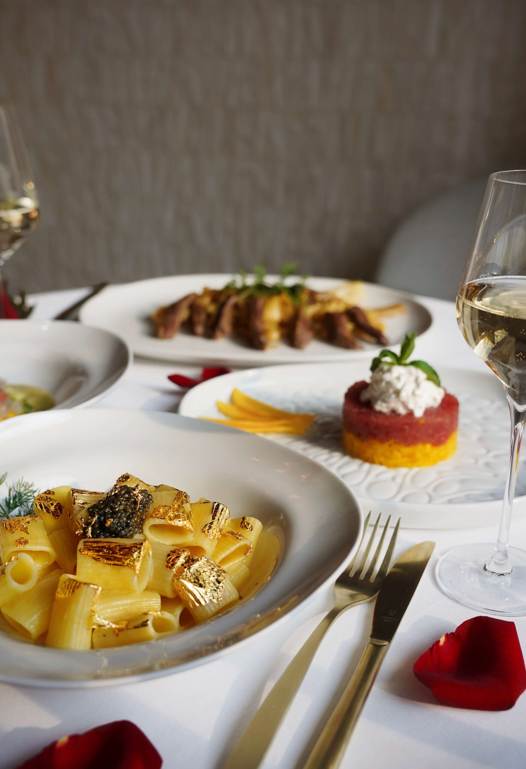 Mittagstisch bei Casa Bellucci in Berlin-Charlottenburg mit frischer Pasta zur Mittagspause